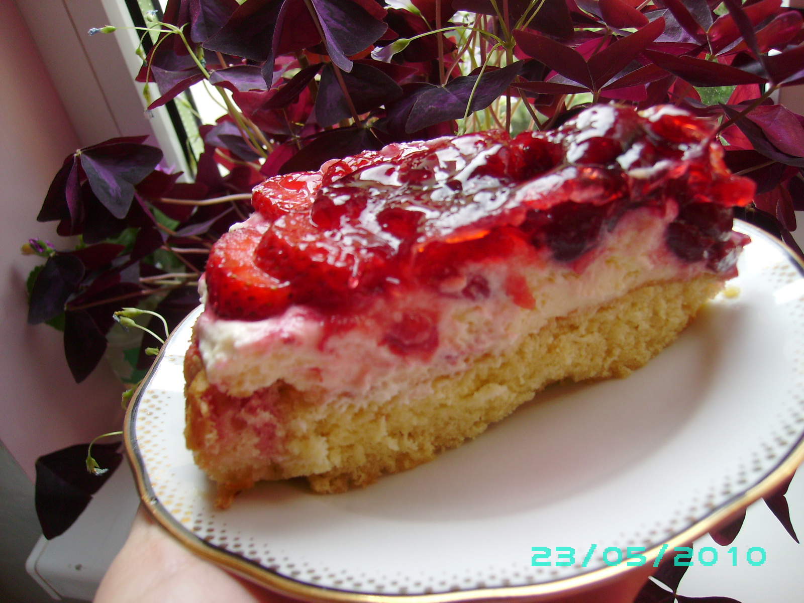 Tarta cu fructe si crema de lamaie