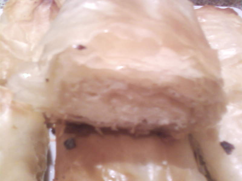 Strudel cu branza dulce