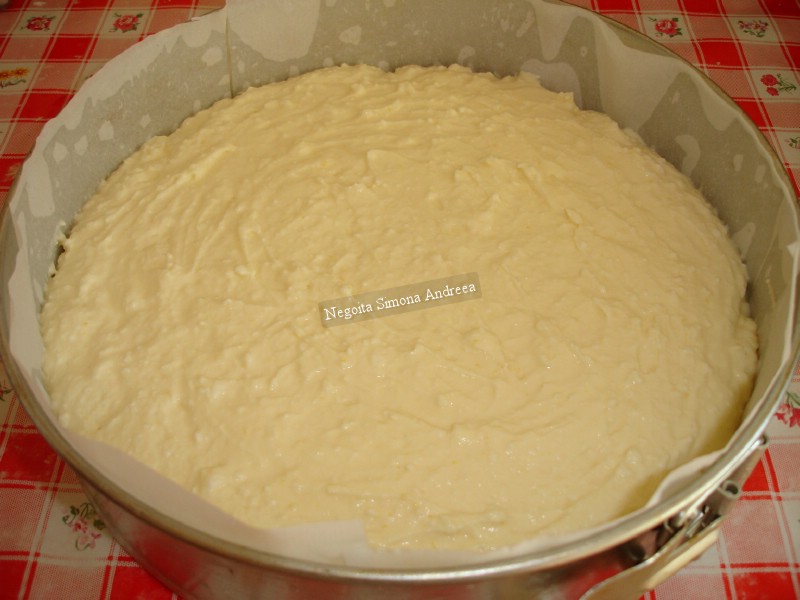 Cheesecake cu dulceata de afine