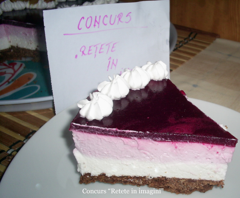 Cheesecake cu fructe de padure