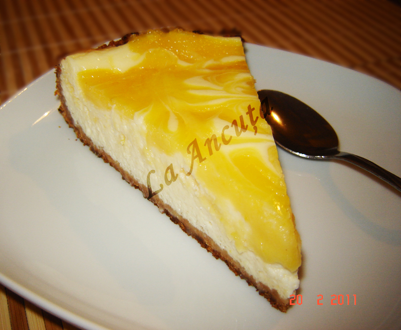 Cheesecake cu lemon curd