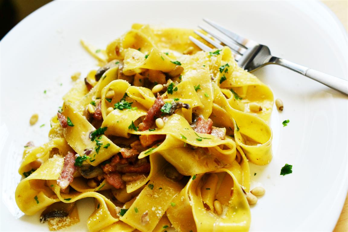 Pappardelle porcini