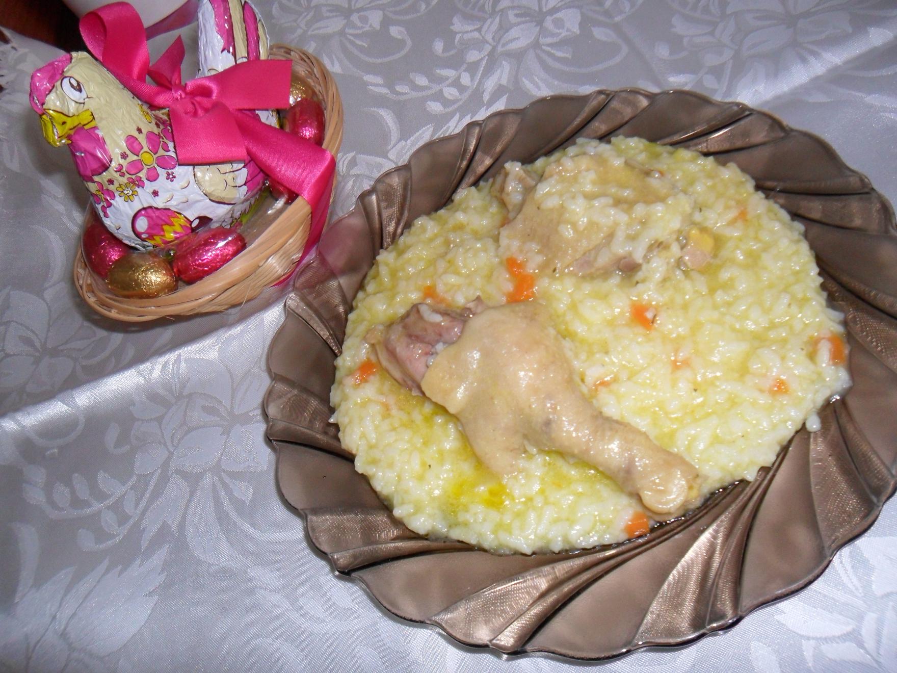 Pilaf de gaina de tara