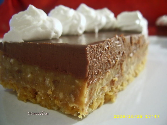 Tarta cu caramel si ciocolata