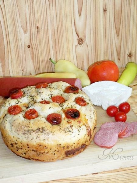 Focaccia umpluta