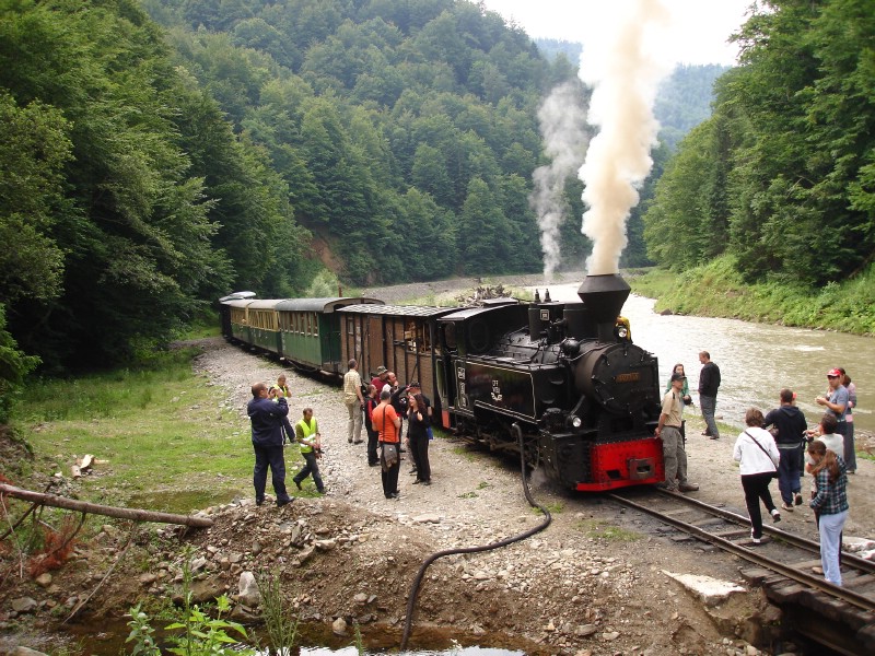 Cu mocanita pe Valea Vaserului