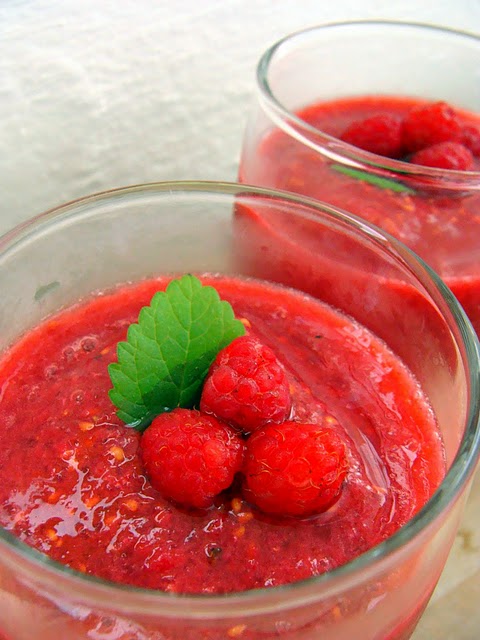 Smoothie cu zmeura