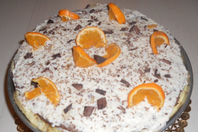 Tort  de mandarine pentru Andreea