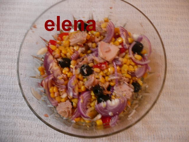 Salata de ton din conserva