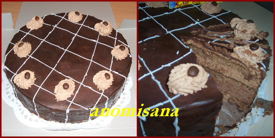 Tort cu cremă de cafea