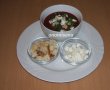 Supă de sfeclă cu roşii, crutoane şi brânză feta-0