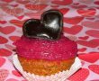 Cupcakes cu sfecla si rodie-3