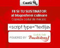 Sustine si tu blogosfera culinara!