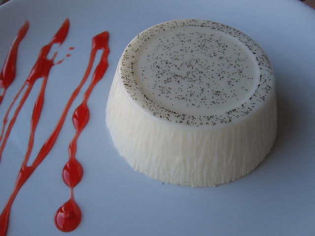 Panna cotta cu vanilie