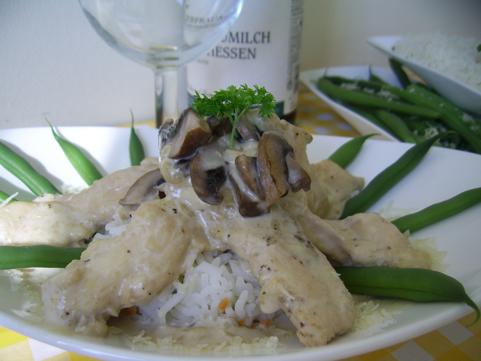 Pollo ai funghi porcini - Pui cu hribi