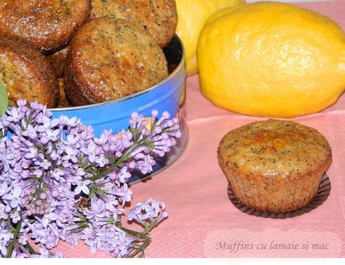 Muffins cu lamaie si mac