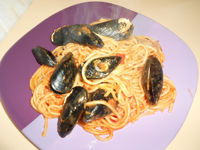 Spaghetti con le cozze