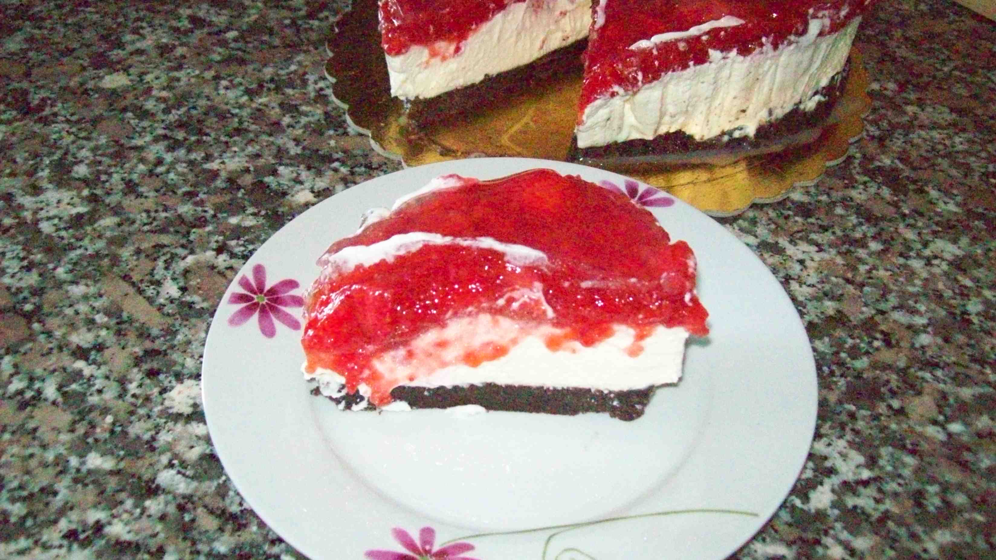 Cheesecake cu capsuni