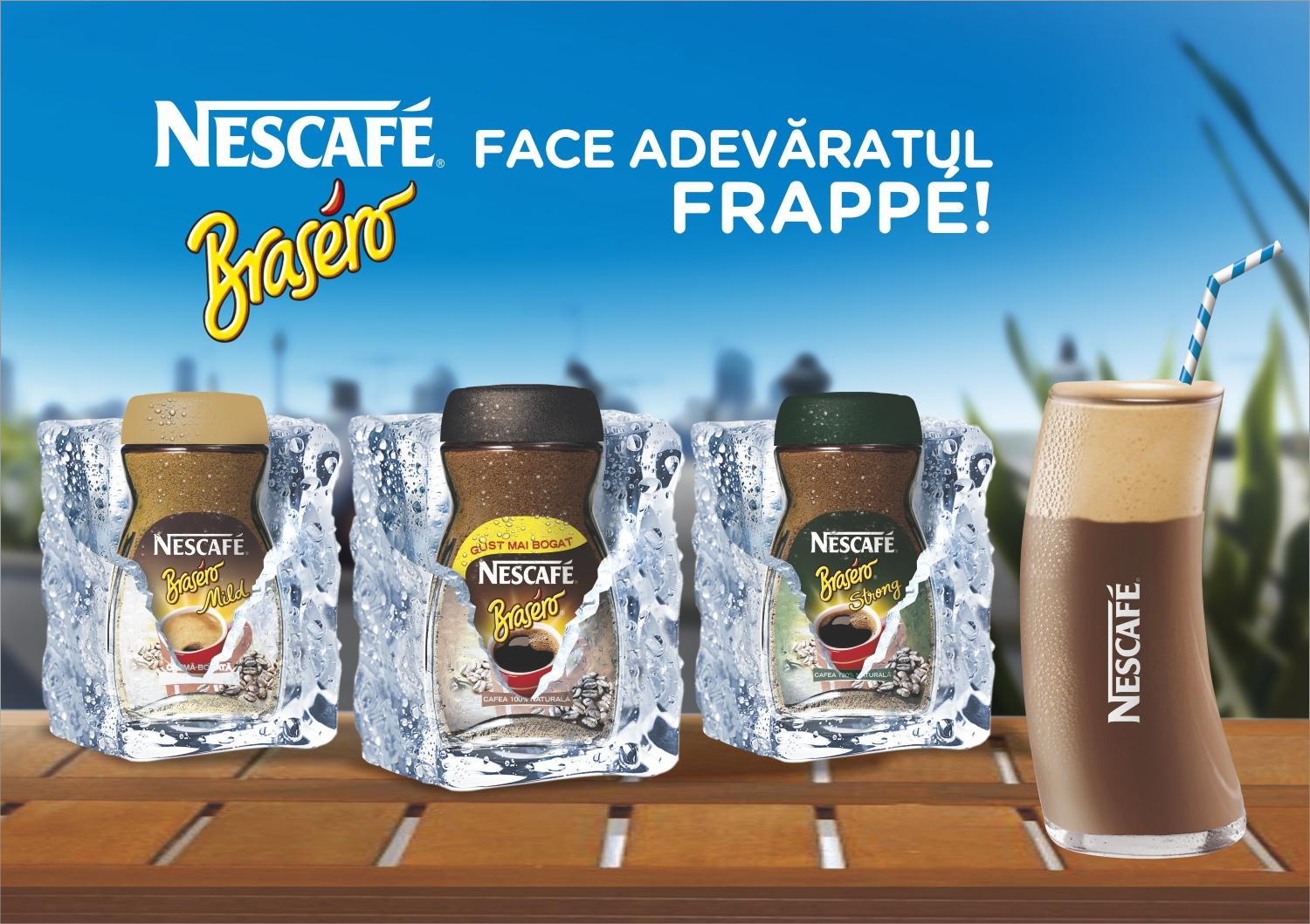 Frappe din NESCAFE Brasero: Un ritual in 3 pasi, gustul verilor racoroase!