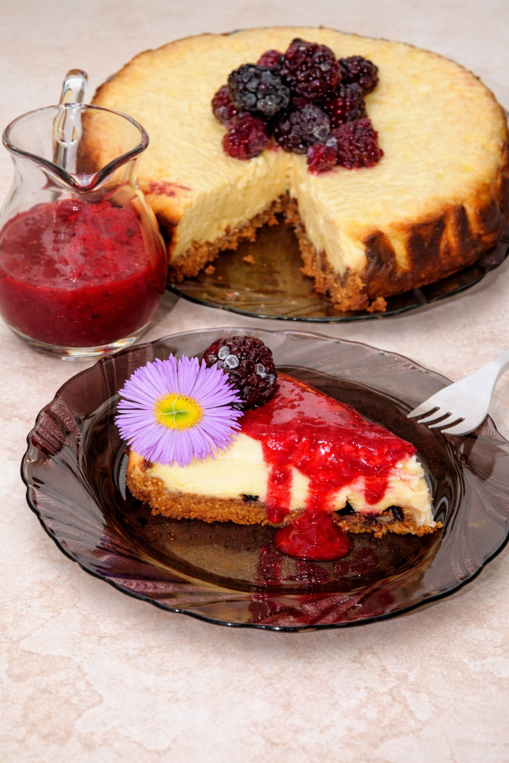 Cheesecake cu lapte condensat ( Copt)