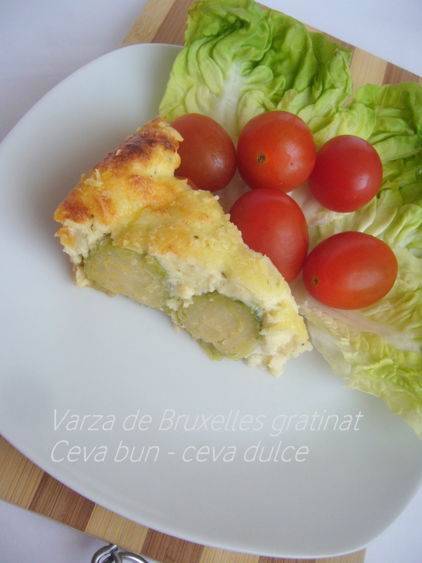 Varza de Bruxelles gratinata