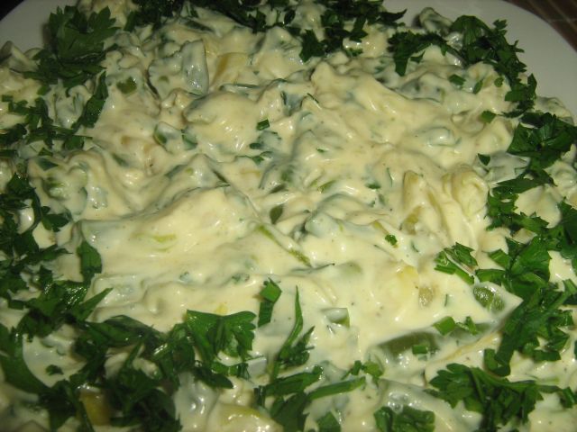 Salata de fasole verde si galbena (cu maioneza)