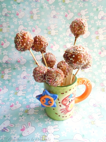 Cake pops cu sampanie