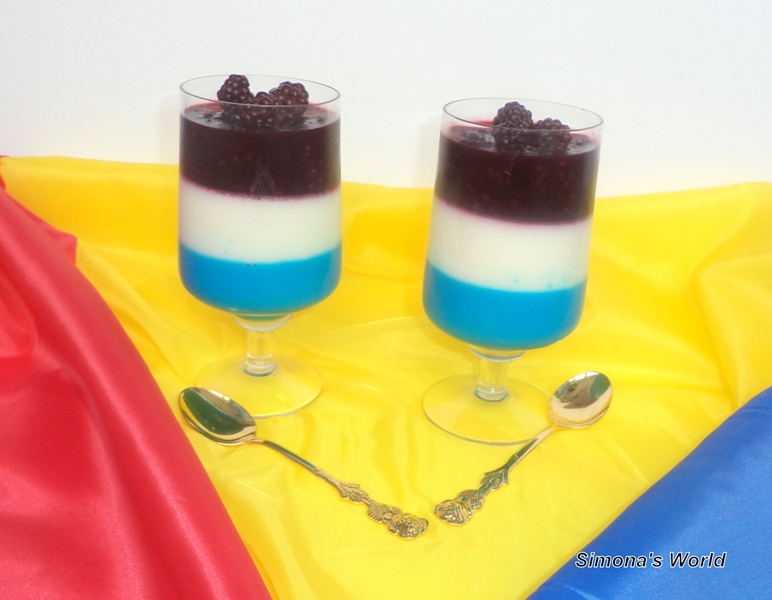 Panna cotta Tricolor