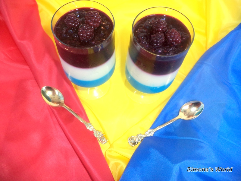 Panna cotta Tricolor