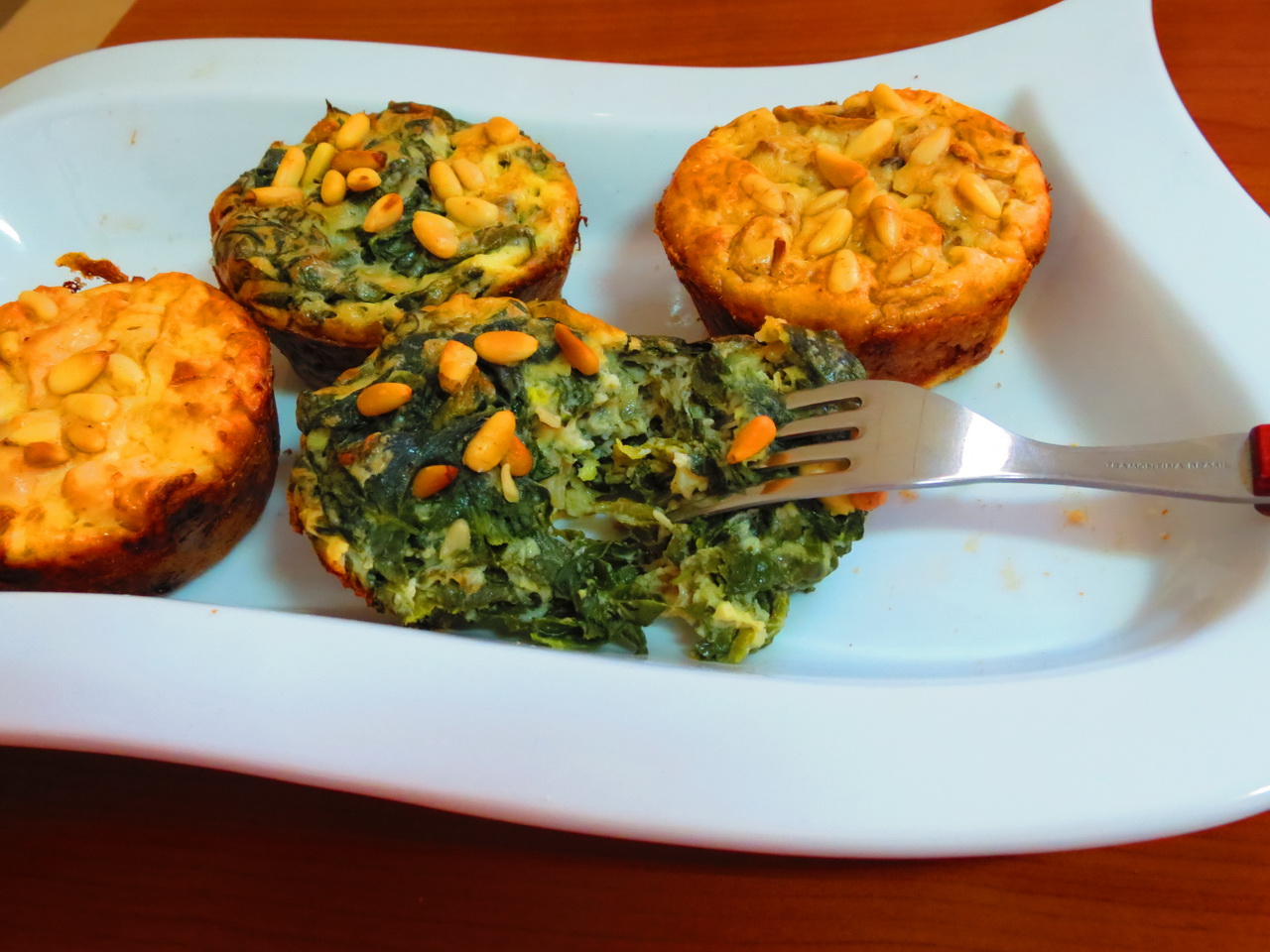 Trio mini quiche