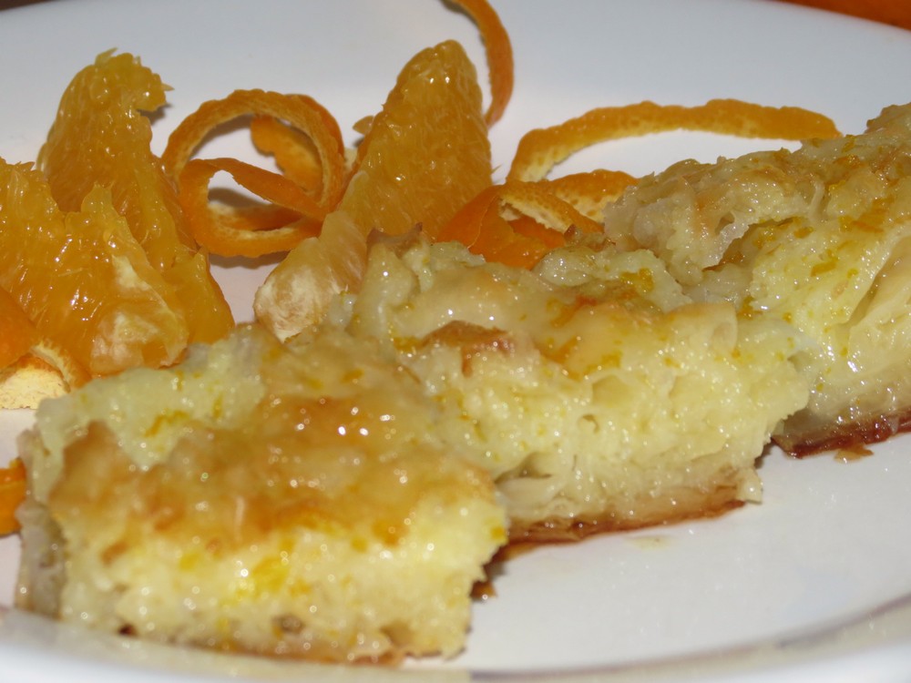 Orange pie (portokalopita)