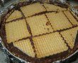 Tort "dobos" cu blat de biscuiti si crema de ciocolata-7