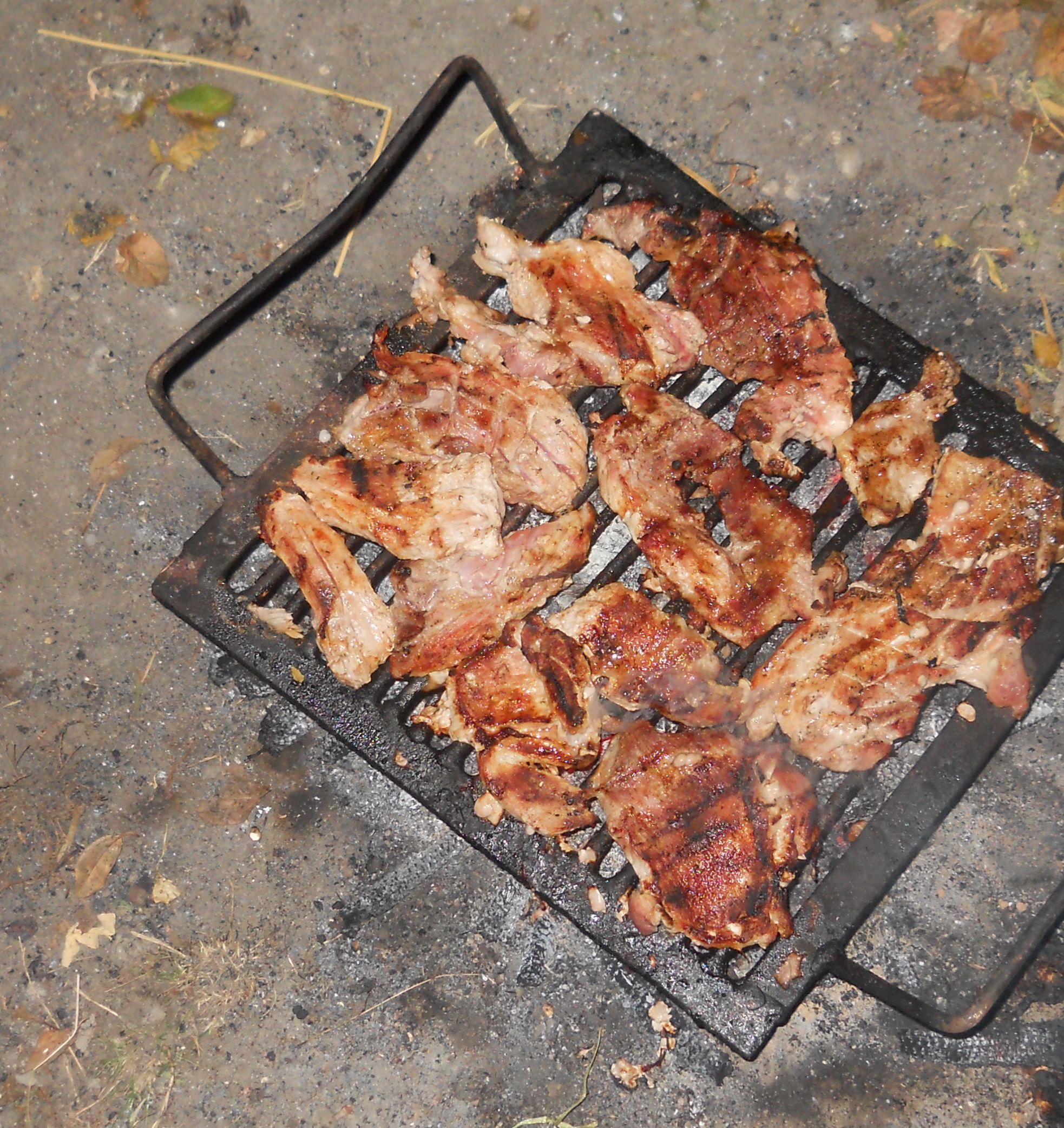 BBQ _gratar carne porc