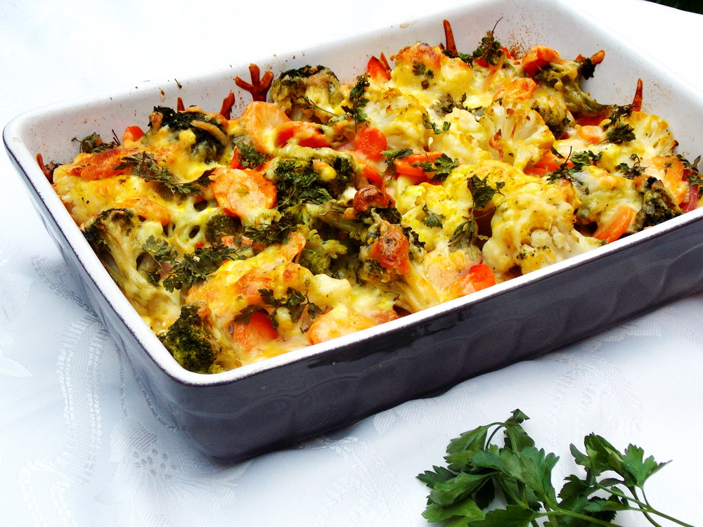 Legume gratinate la cuptor