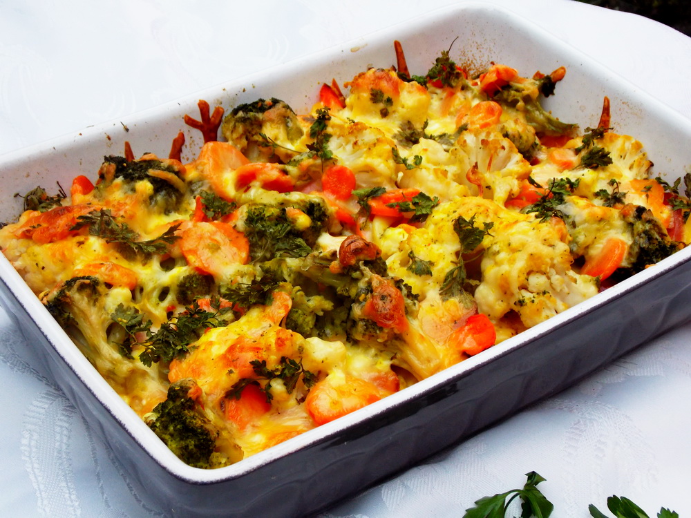 Legume gratinate la cuptor