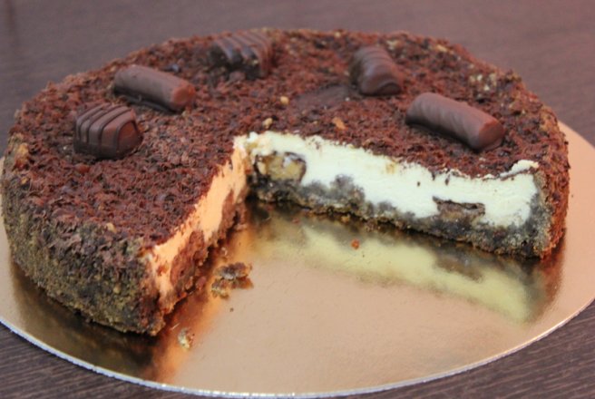 Cheesecake cu ciocolata