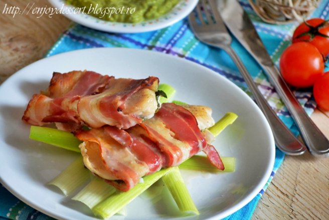 Tilapia in bacon