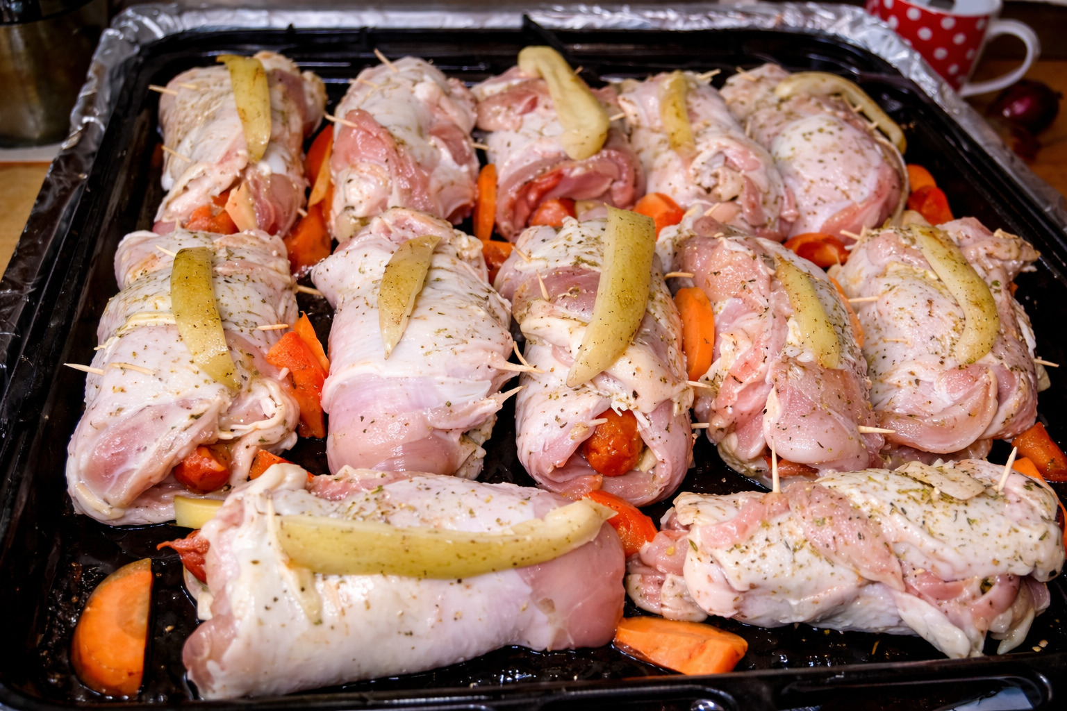 Pulpe de pui umplute