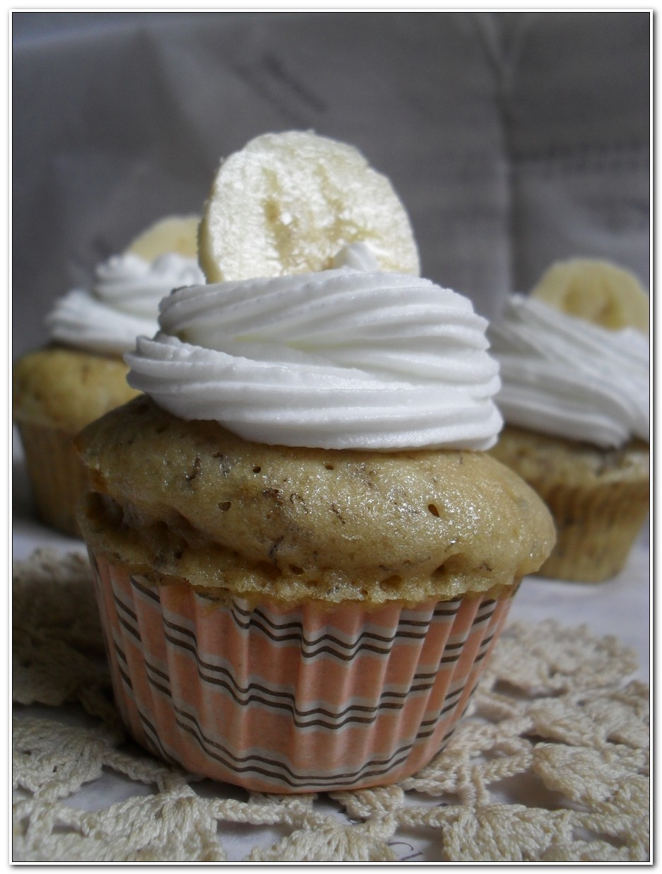 Cupcakes cu banane