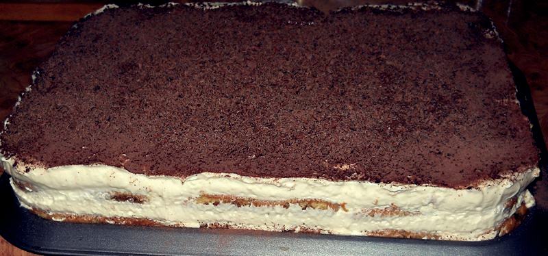 Tiramisu reţetă originală, cu ciocolata neagra