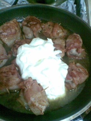 Muschiulet de porc invelit in bacon