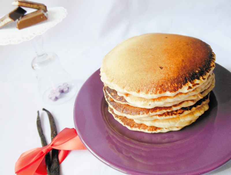 Pancakes vanilate de post