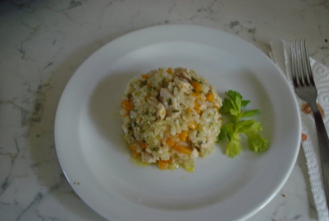 Pilaf cu piept de pui (varianta mai saracuta)