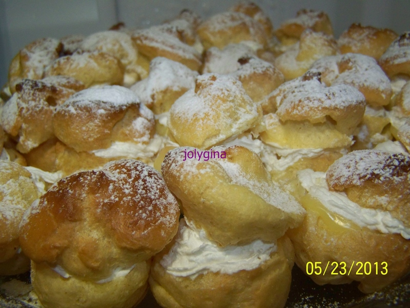 CHOUX A LA CREME -varianta rapida