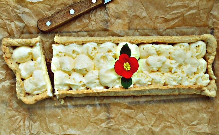 Tarta cu crema de vanilie