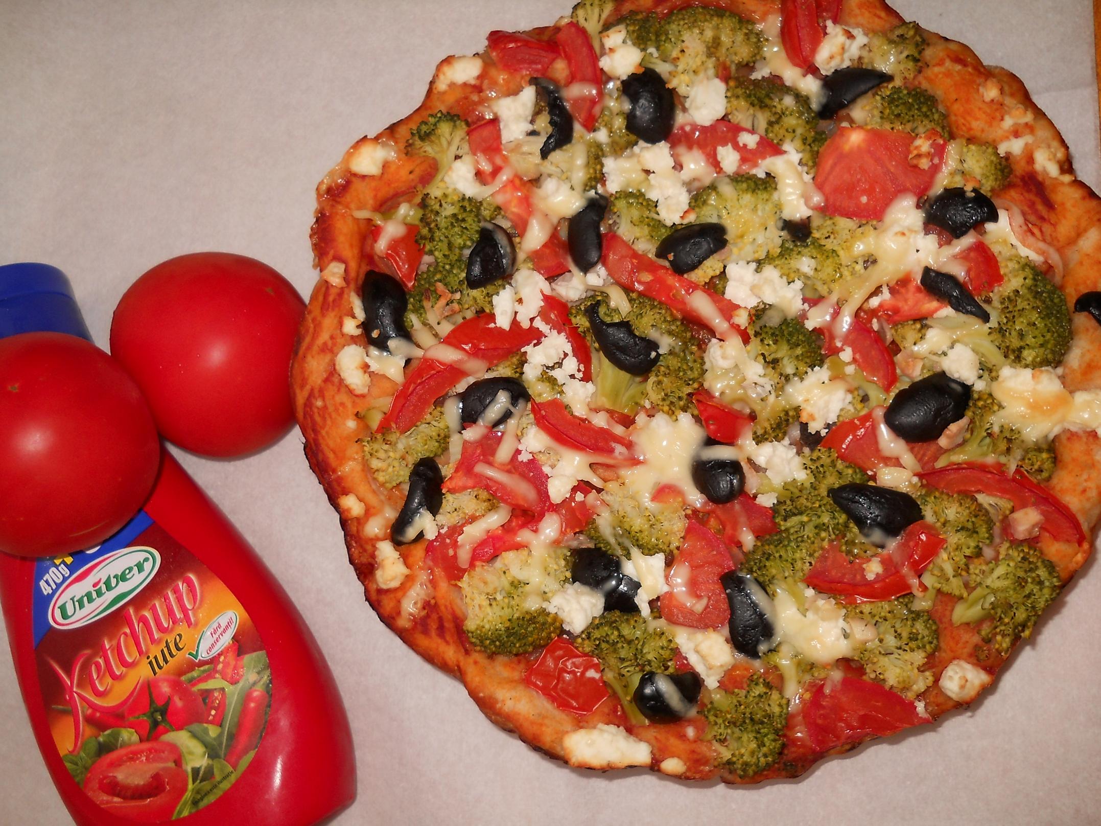 Pizza cu brocoli