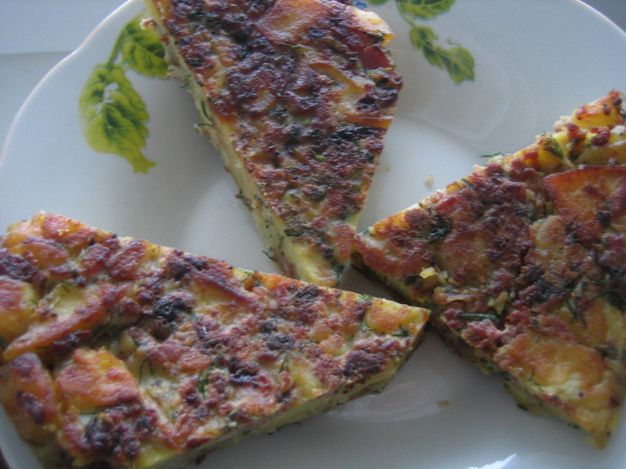 Tortilla de cartofi cu carne tocata