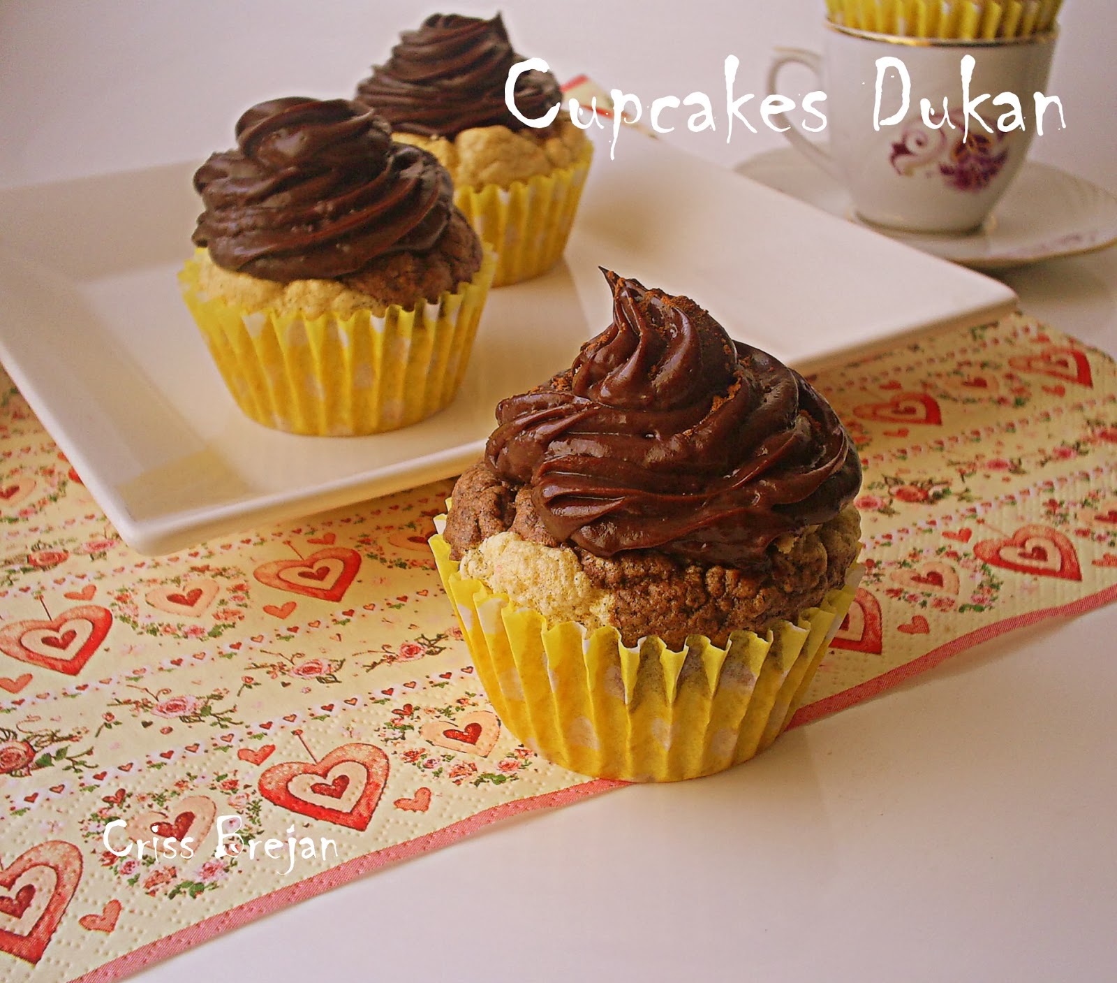 Cupcakes cu ciocolata - Dukan