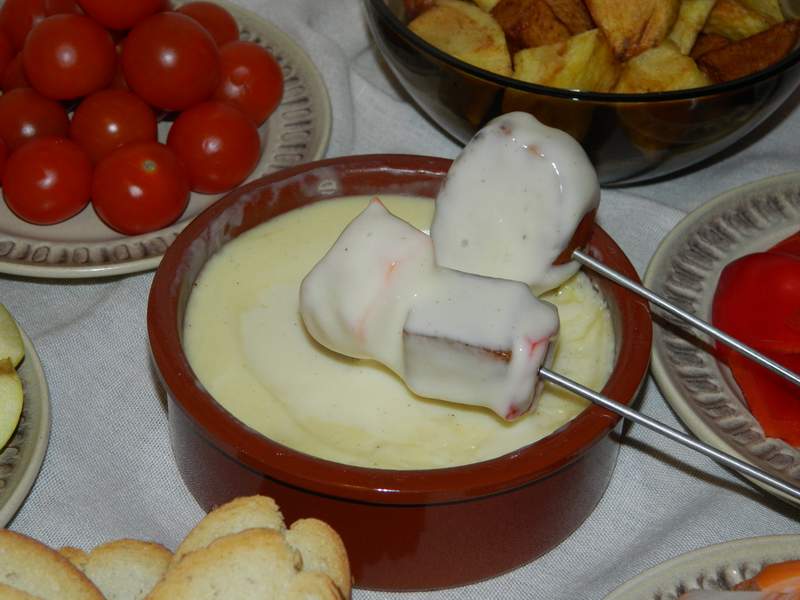 Cina cu branza fondue