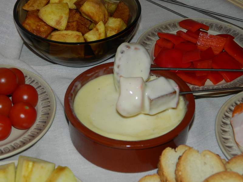 Cina cu branza fondue